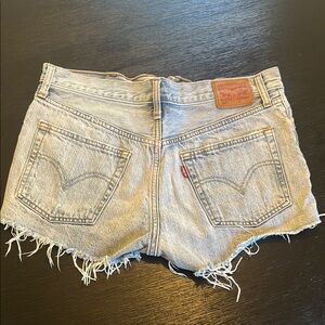 Levi's Women's Light Blue Denim Shorts